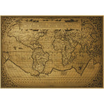 AFFICHE VINTAGE CARTE DU MONDE LATIN 42x30 - Vignette | UNIVERSKOPE