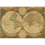 AFFICHE VINTAGE CARTE DU MONDE HEMISPHERE 42x30 - Vignette | UNIVERSKOPE