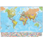 CARTE DU MONDE MURALE 150x100 - Vignette | UNIVERSKOPE