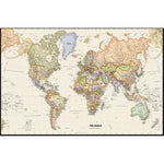 CARTE DU MONDE VINTAGE 150x100 - Vignette | UNIVERSKOPE