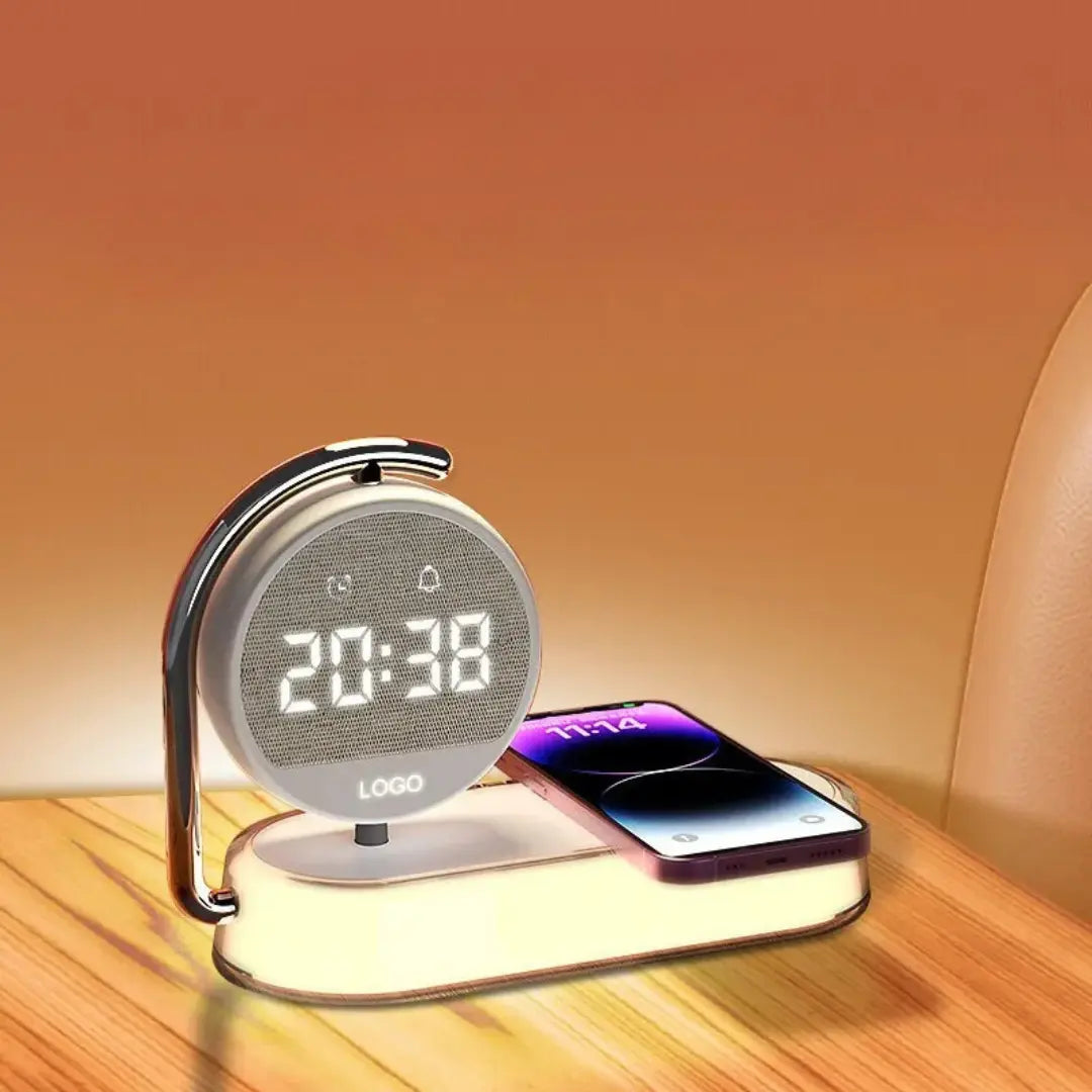 chargeur induction reveil horloge