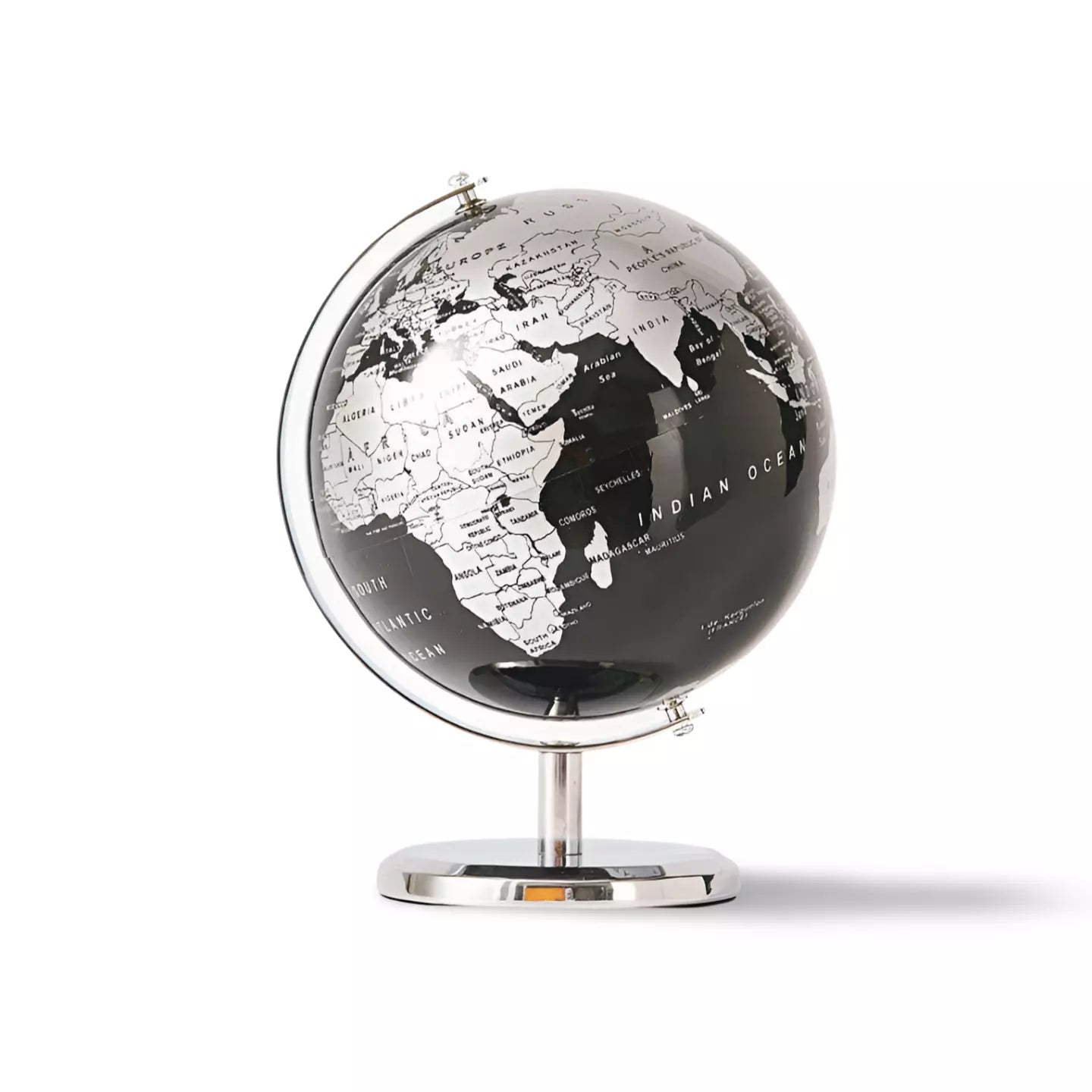 globe_terrestre_deco_noir_argent