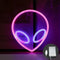 lampe_neon_alien_rose_bleu