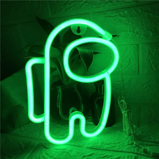 lampe_neon_astronaute_vert