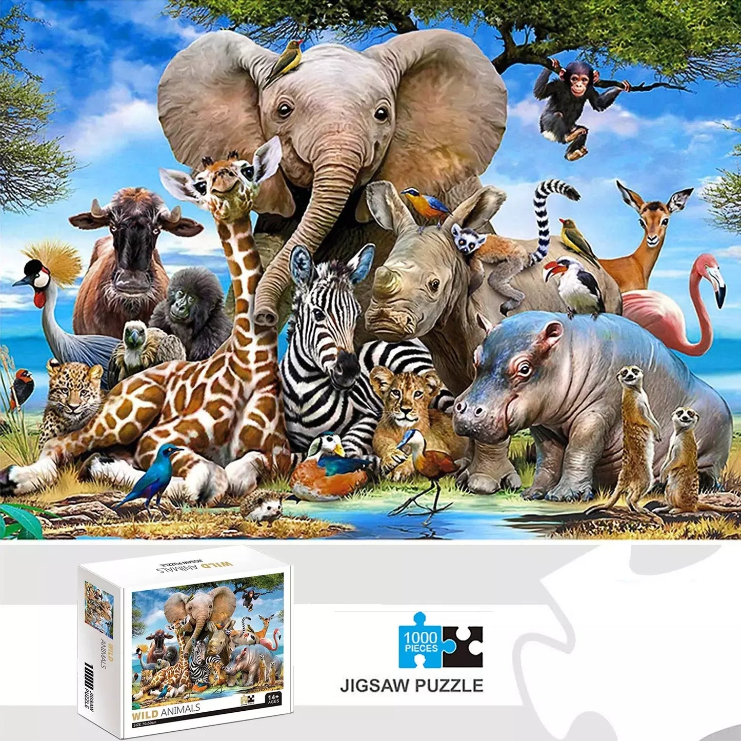 puzzle-1000-pieces-animaux-safari-jigsaw