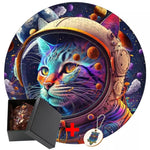 Puzzle Chat Astronaute - Vignette | UNIVERSKOPE